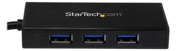 StarTech.com 3 Port USB 3.0 Hub mit Gigabit Ethernet Adapter aus Aluminum von LumaTech