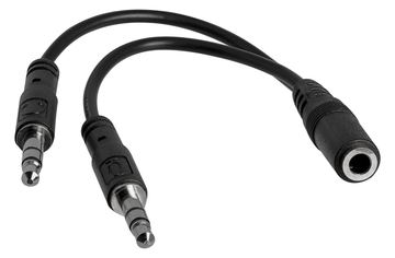 StarTech.com 3,5mm Audio Klinke Y Kabel - Headset Splitter von LumaTech