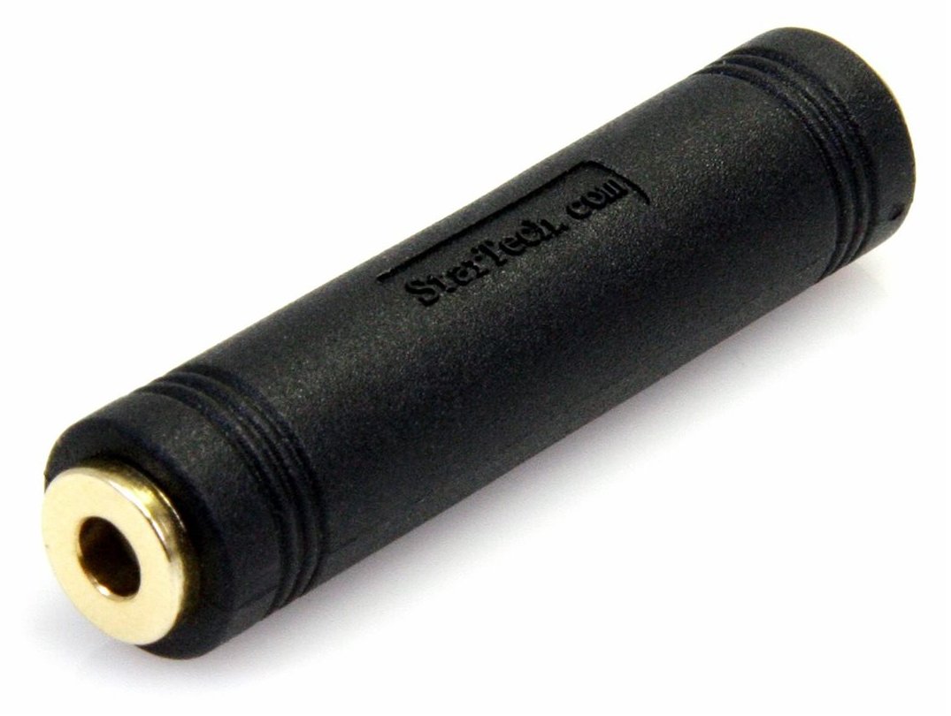 StarTech.com 3.5mm Female to Female Coupler - 3.5mm Audio Coupler - Gold Plated Connectors - Female/Female von LumaTech