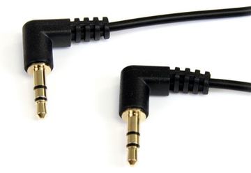 StarTech.com 30cm 3,5mm Klinke Audiokabel rechts gewinkelt von LumaTech