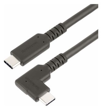 StarTech.com 3ft (1m) Rugged Right Angle USB-C Cable, USB 10 Gbps, USB C to C Data Transfer Cable, 4K 60Hz DP Alt Mode von LumaTech
