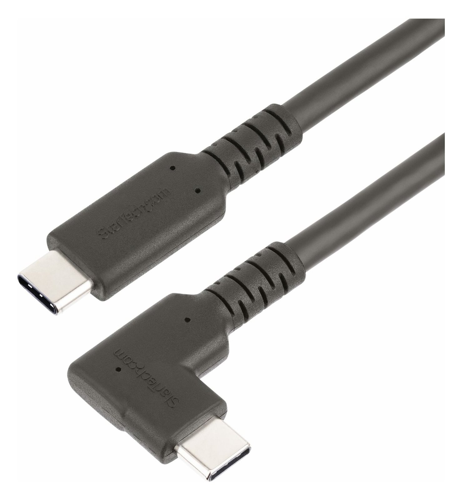 StarTech.com 3ft (1m) Rugged Right Angle USB-C Cable, USB 10 Gbps, USB C to C Data Transfer Cable, 4K 60Hz DP Alt Mode von LumaTech