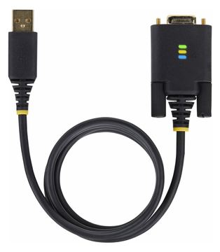 StarTech.com 3ft (1m) USB to Null Modem Serial Adapter Cable, Interchangeable DB9 Screws/Nuts, COM Retention von LumaTech