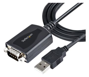 StarTech.com 3ft (1m) USB to Serial Cable with COM Port Retention, DB9 Male RS232 to USB Converter von LumaTech