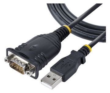 StarTech.com 3ft (1m) USB to Serial Cable, DB9 Male RS232 to USB Converter USB to Serial Adapter for PLC/Printer/Scanner von LumaTech