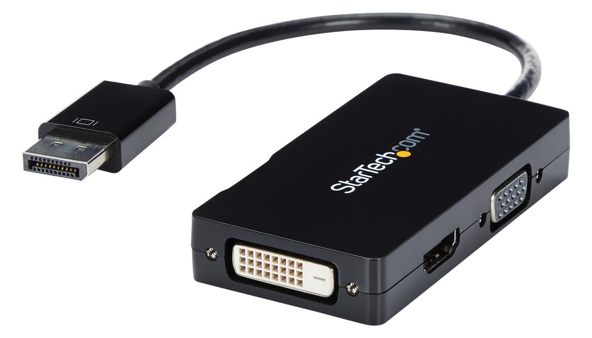 StarTech.com 3-in1 DisplayPort auf HDMI / DVI / VGA Adapter