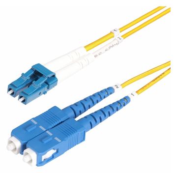 StarTech.com 3m (10ft) LC to SC (UPC) OS2 Single Mode Duplex Fiber Optic Cable, 9/125µm, Laser Optimized, 10G von LumaTech