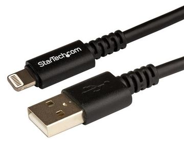 StarTech.com 3m Apple 8 Pin Lightning Connector auf USB Kabel - USB Kabel für iPhone / iPod / iPad - Ladekabel - Schwarz von LumaTech