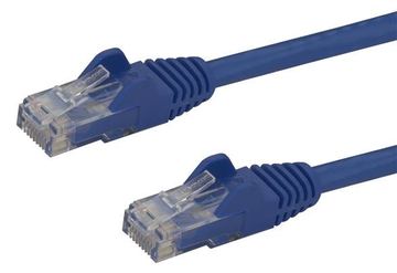 StarTech.com 3m Cat6 Gigabit Snagless RJ45 UTP Patchkabel - Cat 6 Netzwerkkabel mit Schutzmanschette - Blau von LumaTech