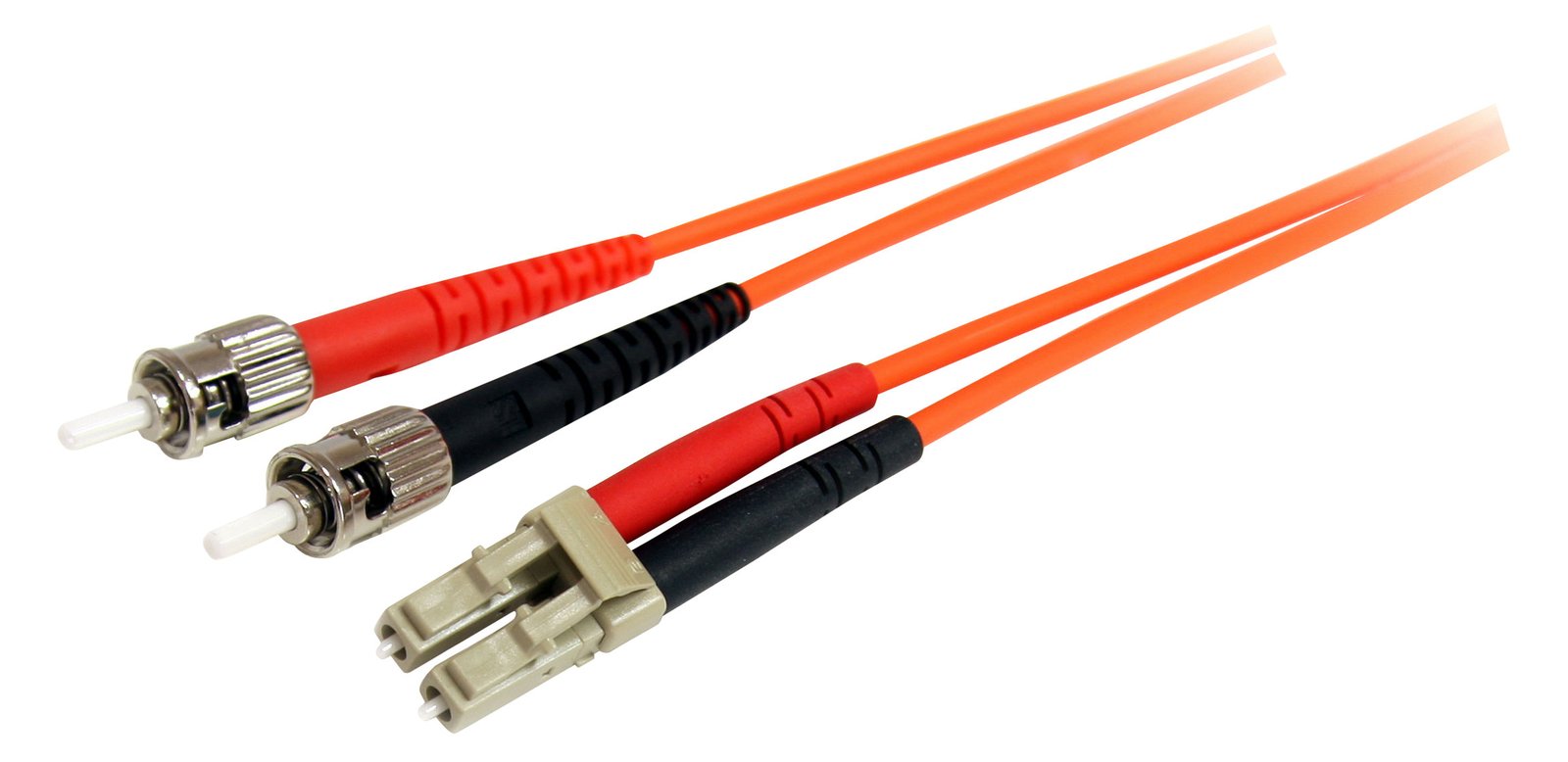 StarTech.com 3m Fiber Optic Cable - Multimode Duplex 62.5/125 - LSZH - OM1 - LC to ST Cat6 Patch Cable (FIBLCST3)