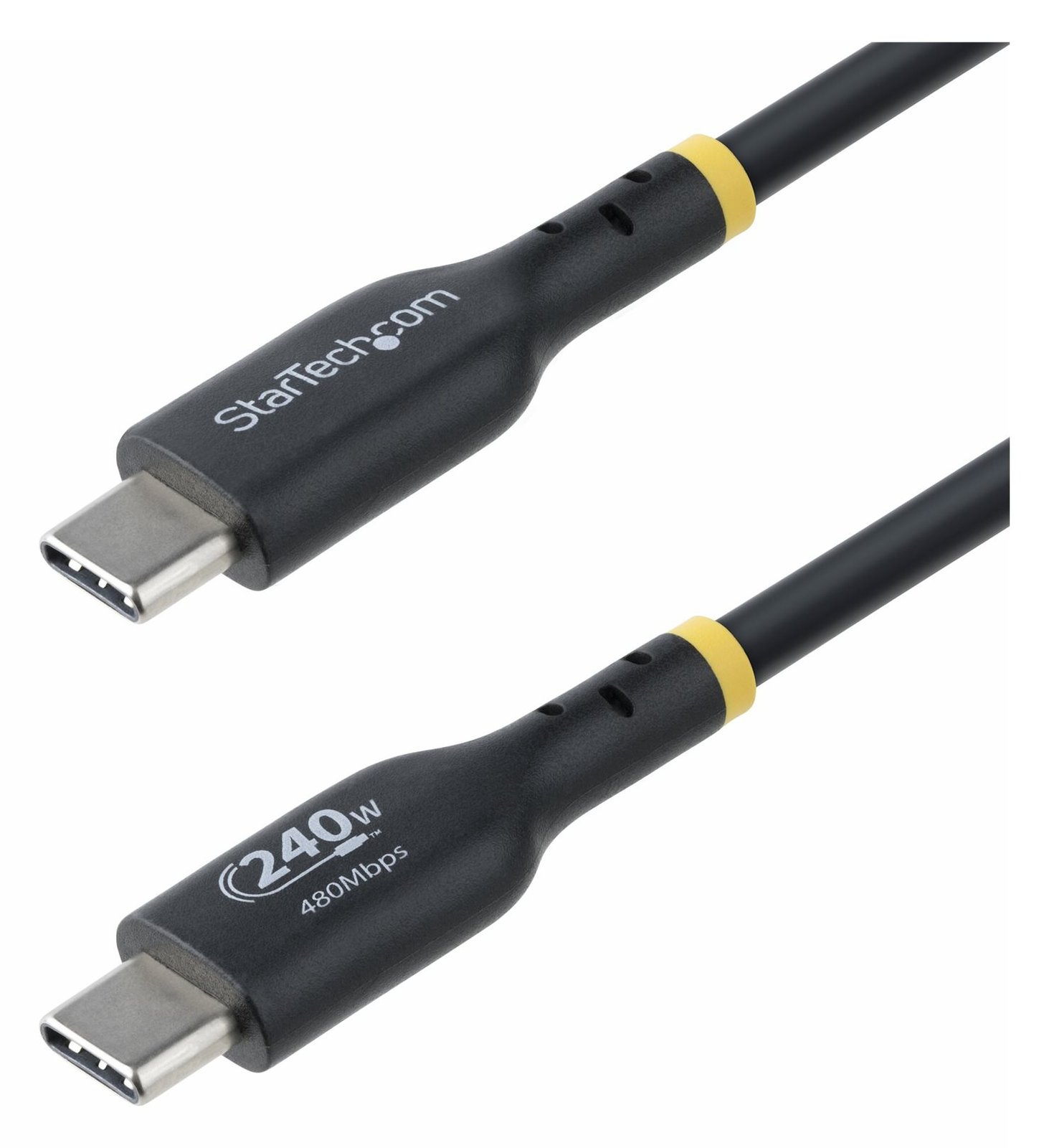StarTech.com 3m USB C Charging Cable, USB-IF Certified USB-C Cable, 240W - USB-Kabel - 24 pin USB-C (M) - Schwarz