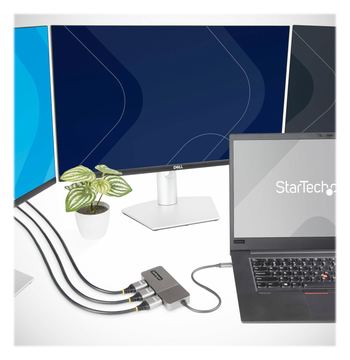 StarTech.com 3-Port USB-C MST Hub, USB Type-C to 3x HDMI Multi-Monitor Adapter for Laptop, Triple HDMI up to 4K von LumaTech