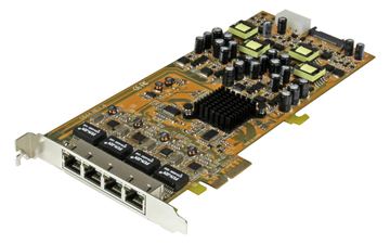 StarTech.com 4 Port Gigabit Power over Ethernet PCI Express Netzwerkkarte - PSE / PoE PCIe NIC - 4-fach (Quad) von LumaTech