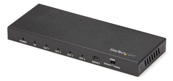 StarTech.com 4 Port HDMI Splitter - 4K 60Hz - 1x4 HDMI Verteiler