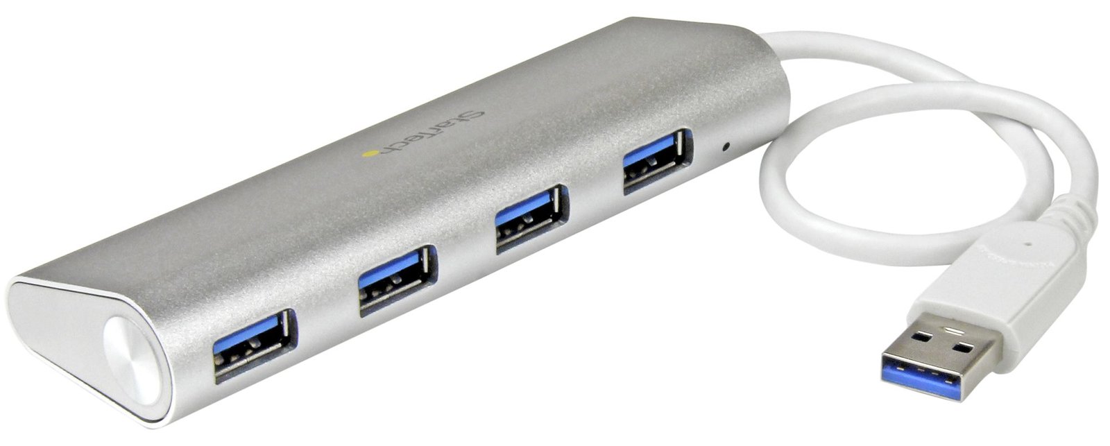 StarTech.com 4 Port kompakter USB 3.0 Hub mit eingebautem Kabel