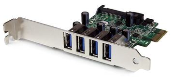 StarTech.com 4 Port PCI Express USB 3.0 SuperSpeed Schnittstellenkarte mit UASP von LumaTech