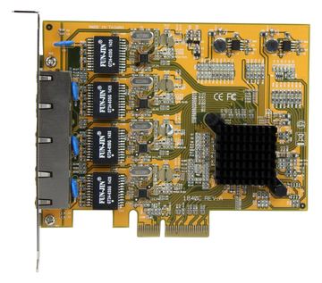 StarTech.com 4 Port PCIe Gigabit Netzwerkkarte von LumaTech