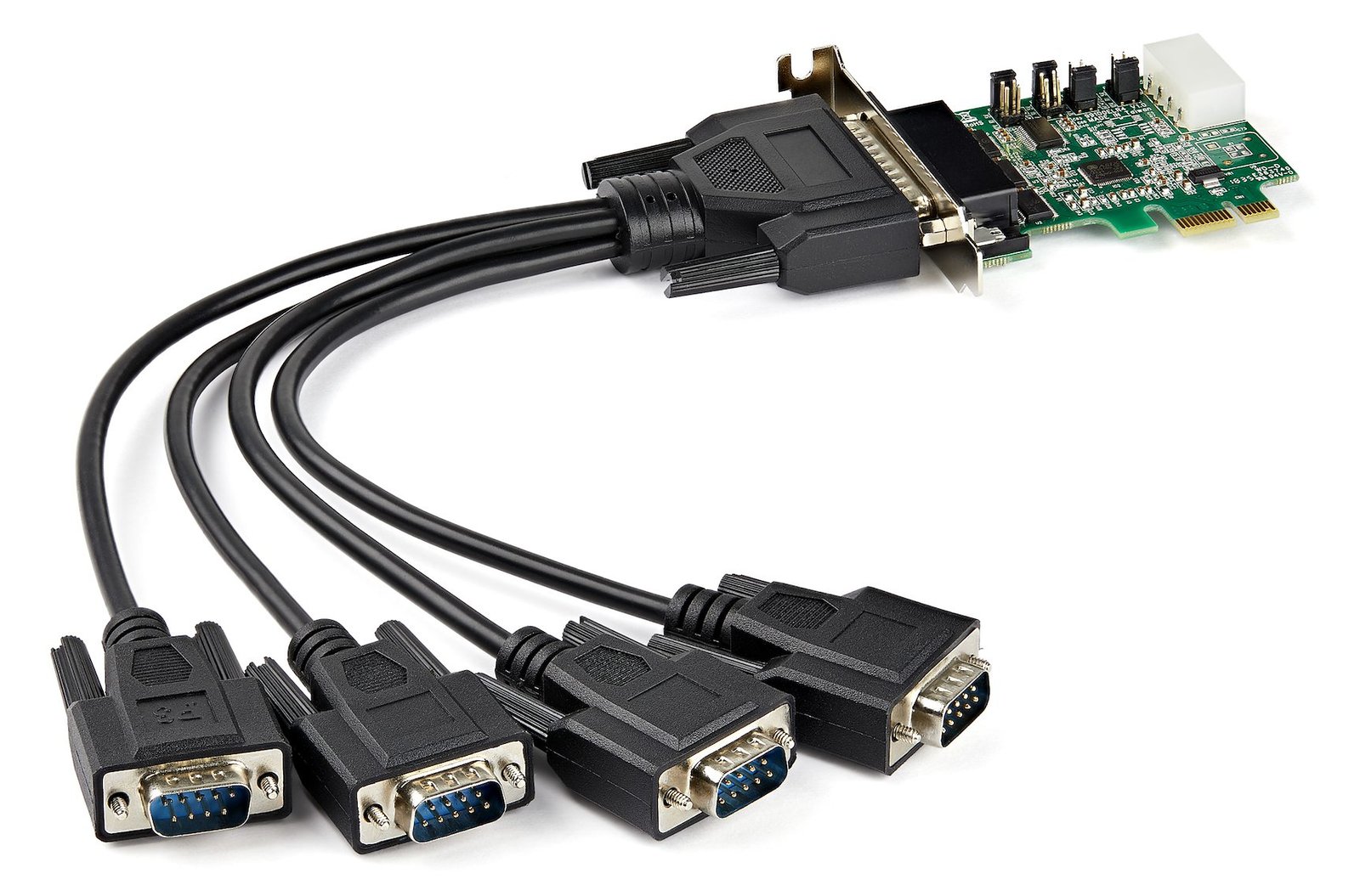 StarTech.com 4 Port Serielle PCI Express RS232 Adapter Karte - PCIe Serielle Host Controller Karte