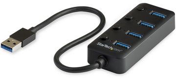 StarTech.com 4 Port USB 3.0 Hub - 4x USB-A mit individuellen An/Aus-Schaltern von LumaTech