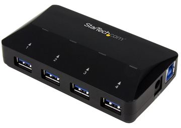StarTech.com 4 Port USB 3.0 Hub plus dedizierter Ladeanschluss von LumaTech