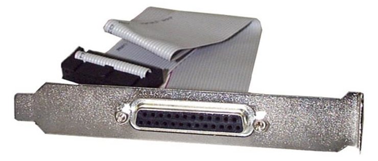 StarTech.com 40cm DB25 Parallel Buchse auf IDC 25 Pin Header Slotblech - Parallelport - DB-25 (W)
