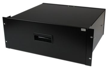 StarTech.com 4HE Rackschublade aus Stahlblech in Schwarz von LumaTech