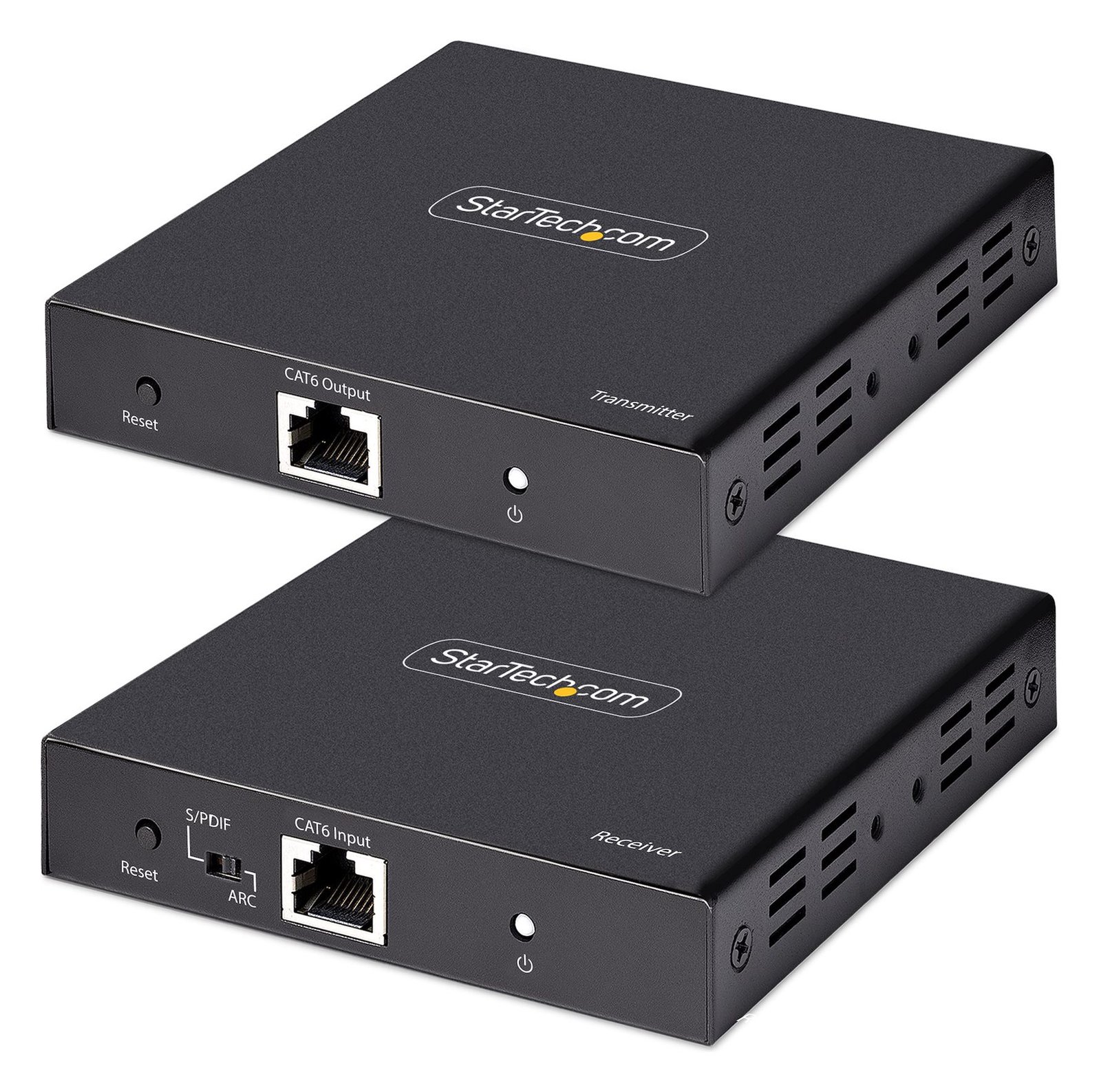 StarTech.com 4K HDMI Extender Over CAT5/CAT6 Cable, 4K 60Hz HDR Video Extender, Up to 230ft (70m)