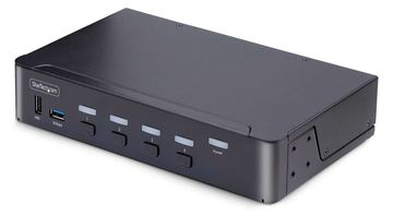 StarTech.com 4-Port DisplayPort 1.4 KVM Switch, 8K 60Hz / 4K 144Hz, 2x USB 3.0 Ports, 4x USB 2.0 Ports, Hotkey von LumaTech