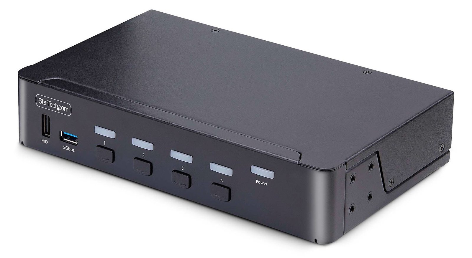 StarTech.com 4-Port DisplayPort 1.4 KVM Switch, 8K 60Hz / 4K 144Hz, 2x USB 3.0 Ports, 4x USB 2.0 Ports, Hotkey