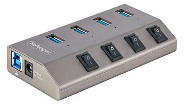 StarTech.com 4-Port Self-Powered USB-C Hub with Individual On/Off Switches, USB 3.0 5Gbps Expansion Hub von LumaTech
