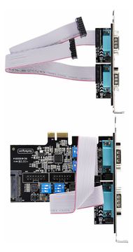 StarTech.com 4-Port Serial PCIe Card, Quad-Port PCI Express to RS232/RS422/RS485 (DB9) von LumaTech