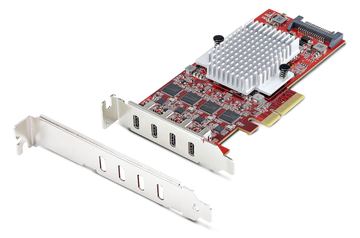 StarTech.com 4-Port USB Type-C PCIe Card, USB-C 10Gb, 4x Controllers, TAA von LumaTech