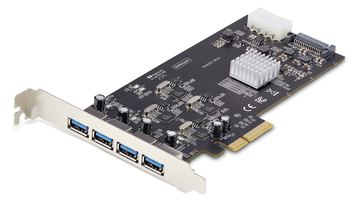 StarTech.com 4-Port USB-A PCIe Card, USB 3.2 5Gbps, 4x USB Controllers von LumaTech