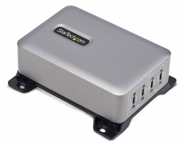 StarTech.com 4-Port USB-C Charger, 240W Total, Single Port 140W EPR - Netzteil - 5 A - 4 Ausgänge (24 pin USB-C) von LumaTech