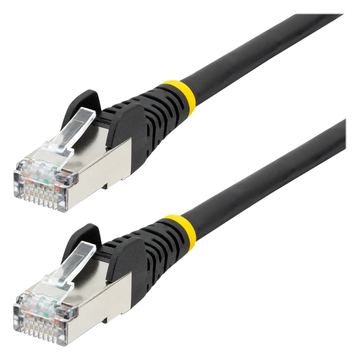 StarTech.com 50cm CAT6a Ethernet Cable - Black - Low Smoke Zero Halogen (LSZH) von LumaTech