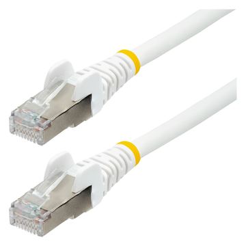 StarTech.com 50cm CAT6a Ethernet Cable - White - Low Smoke Zero Halogen (LSZH) von LumaTech