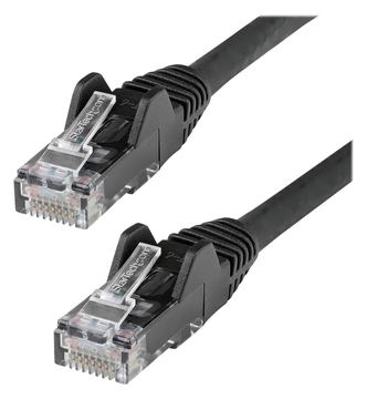 StarTech.com 50cm Netzwerkkabel CAT6 - LSZH (Low Smoke Zero Halogen) - Schwarz von LumaTech