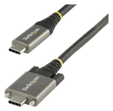 StarTech.com 50cm USB-C Kabel mit Schraubensicherung 10Gbit/s - USB 3.1/3.2 Gen 2 Typ-C Kabel - 100W (5A) von LumaTech