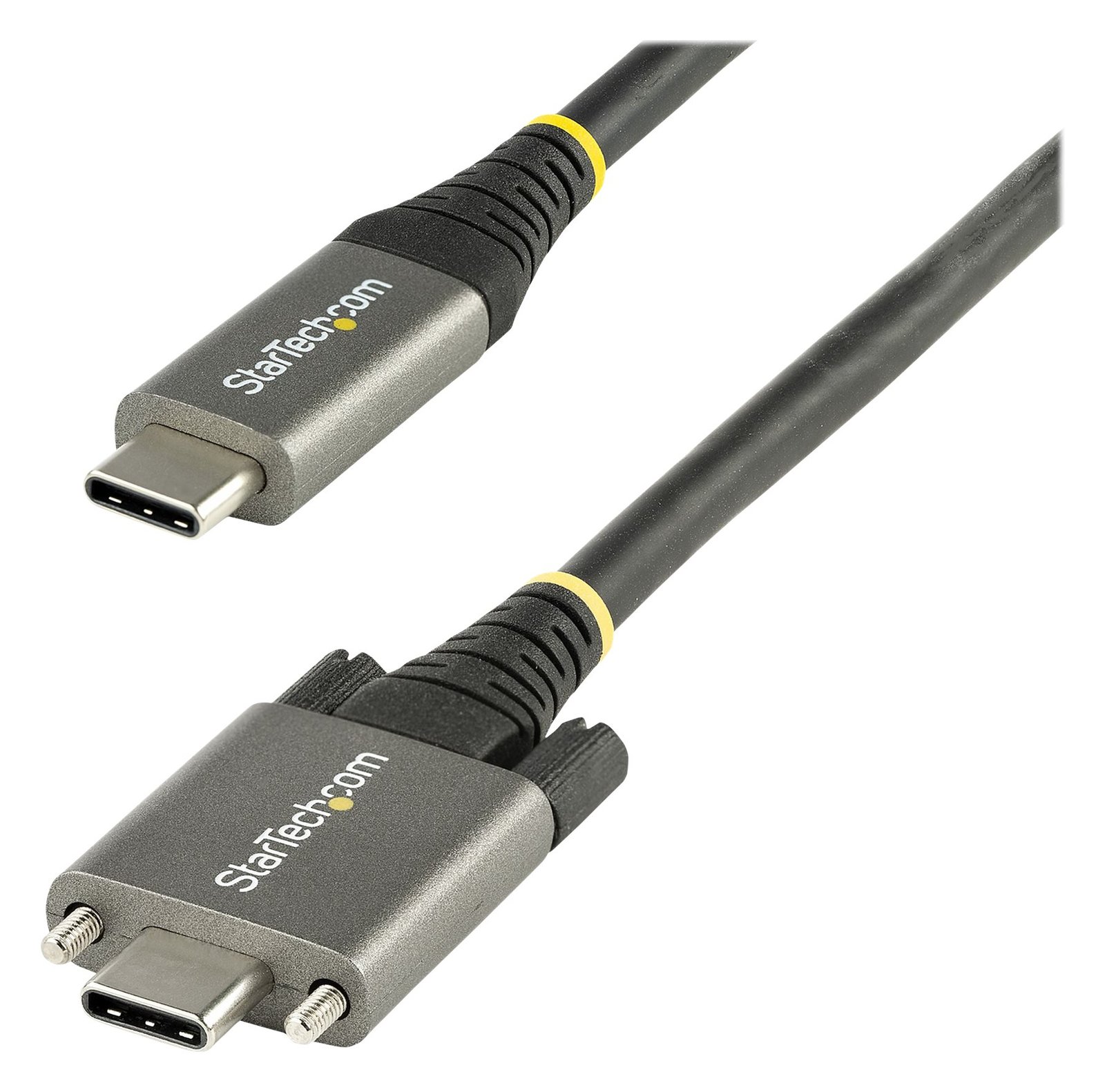 StarTech.com 50cm USB-C Kabel mit Schraubensicherung 10Gbit/s - USB 3.1/3.2 Gen 2 Typ-C Kabel - 100W (5A)