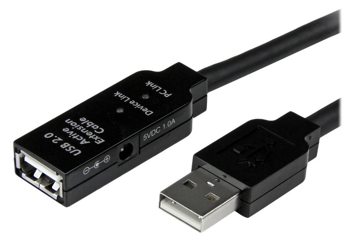 StarTech.com 5m aktives USB 2.0 Verlängerungskabel - St/Bu - USB Verlängerung / Repeater Kabel