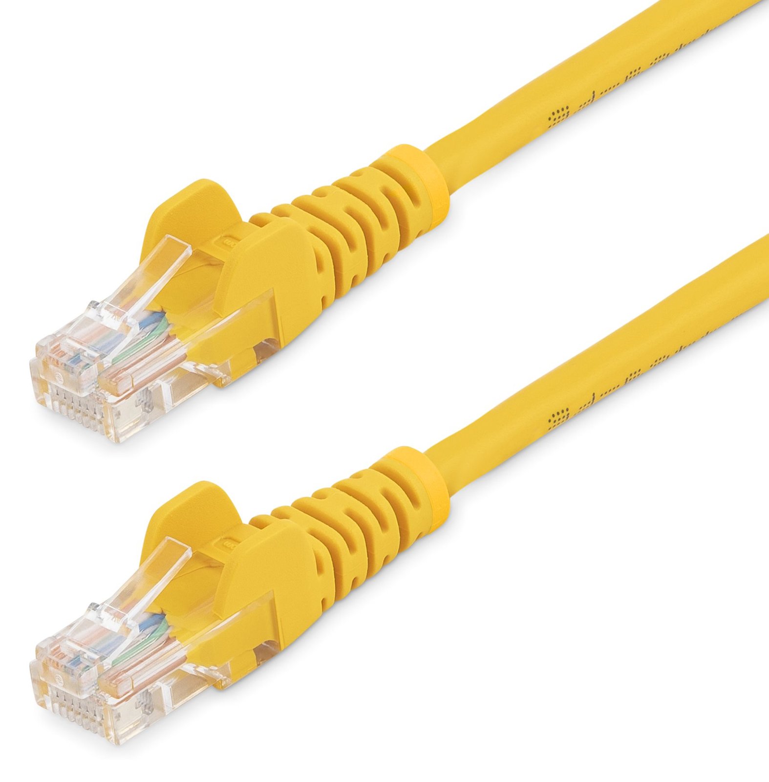 StarTech.com 5m Cat5e Ethernet Netzwerkkabel Snagless mit RJ45 - Cat 5e UTP Kabel - Gelb - Netzwerkkabel - RJ-45 (M)