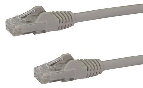 StarTech.com 5m Cat6 Gigabit UTP Patchkabel Snagless - Cat.6 RJ45 Netzwerkkabel mit Schutzmanschette - Grau
