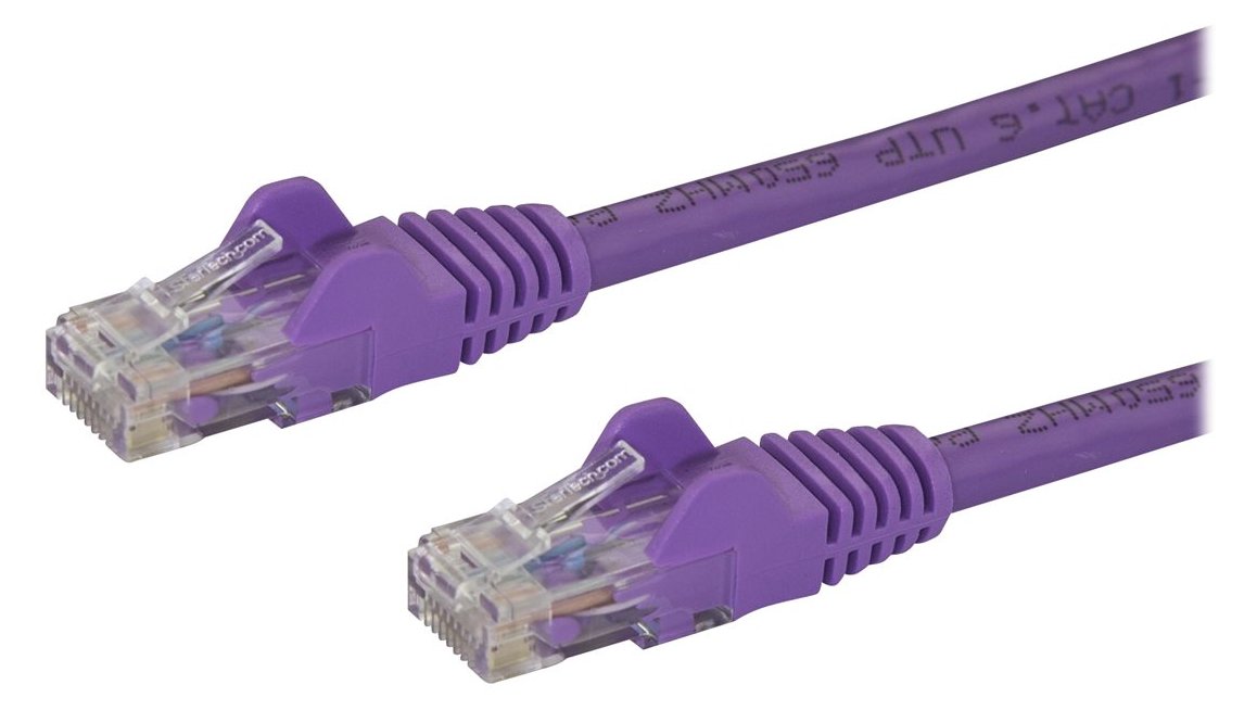 StarTech.com 5m Cat6 Snagless RJ45 Ethernet Netzwerkkabel - Lila - 5m Cat 6 UTP Kabel - Patch-Kabel - RJ-45 (M)