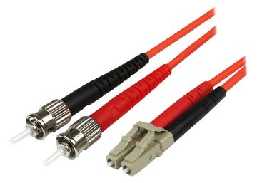 StarTech.com 5m Fiber Optic Cable - Multimode Duplex 50/125 - LSZH - LC/ST - OM2 - LC to ST Fiber Patch Cable von LumaTech