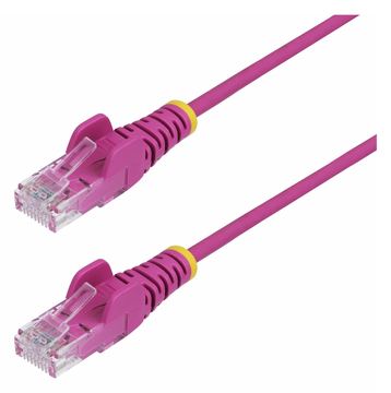 StarTech.com 5m Pink Slim CAT6 Ethernet Cable, Snagless, 28AWG, LSZH - Patch-Kabel - RJ-45 (M) von LumaTech