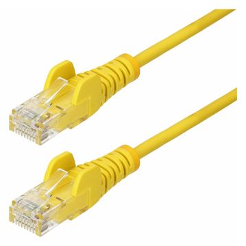 StarTech.com 5m Yellow Slim CAT6 Ethernet Cable, Snagless, 28AWG, LSZH - Patch-Kabel - RJ-45 (M) von LumaTech