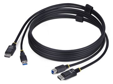 StarTech.com 6ft (1.8m) DisplayPort and USB 5Gbps KVM Cable - Tastatur- / Video- / Maus- (KVM-) von LumaTech