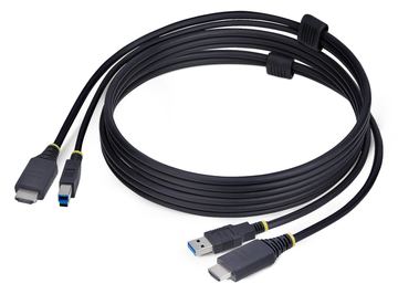 StarTech.com 6ft (1.8m) HDMI and USB 5Gbps KVM Cable - Tastatur- / Video- / Maus- (KVM-) von LumaTech