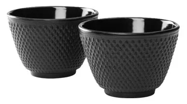 Bredemeijer Group Bredemeijer Xilin - Teetasse - Grösse 7.8 cm diameter - Höhe 5.3 cm - Schwarz (Packung mit 2), Ansicht 2