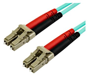 StarTech.com 7 m OM4 LC to LC Multimode Duplex Fiber Optic Patch Cable - Aqua - 50/125 - Fiber Optic Cable von LumaTech